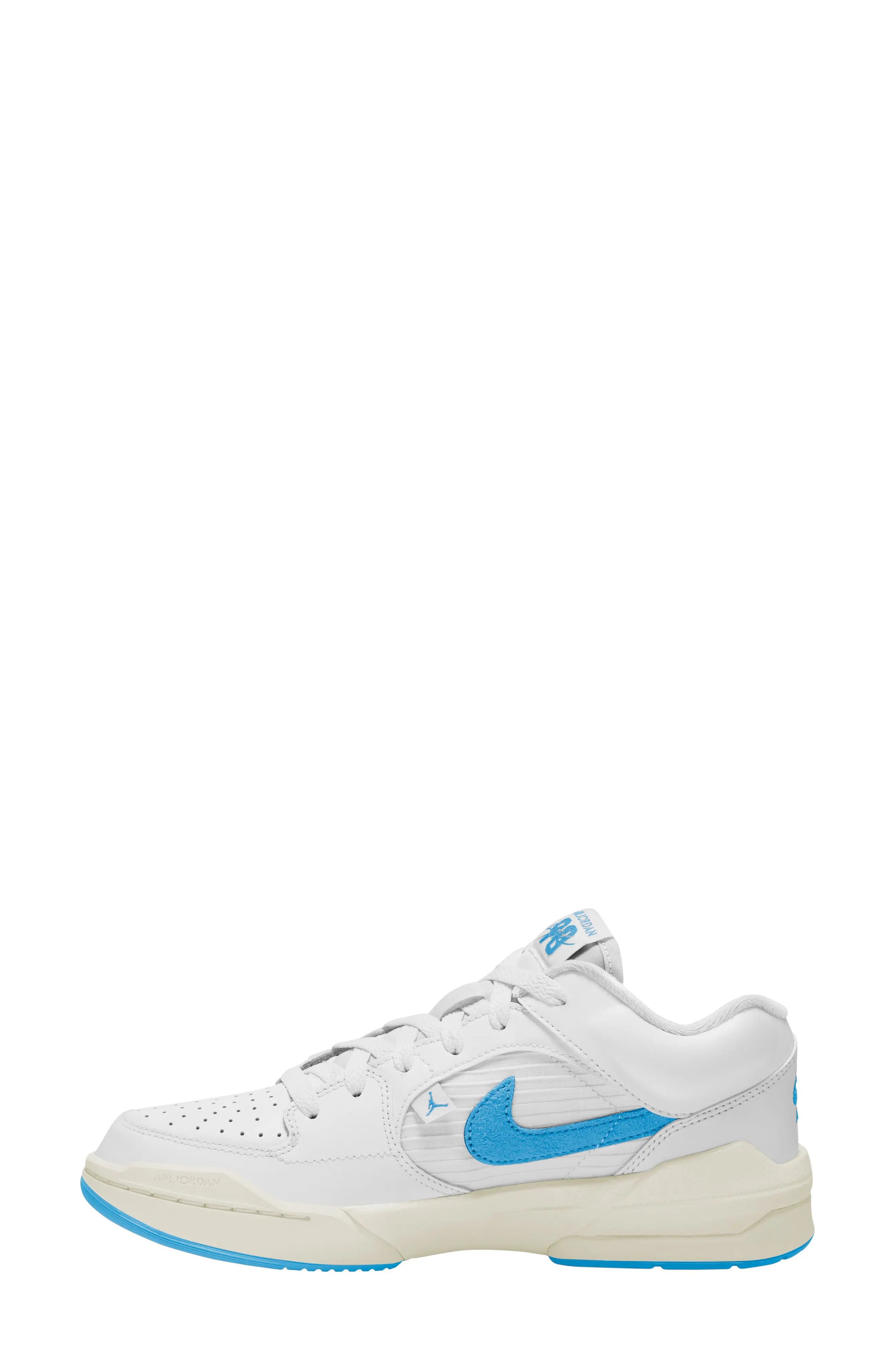 Stadium 90 Sneaker in White/Dark Powder Blue/Red - 4