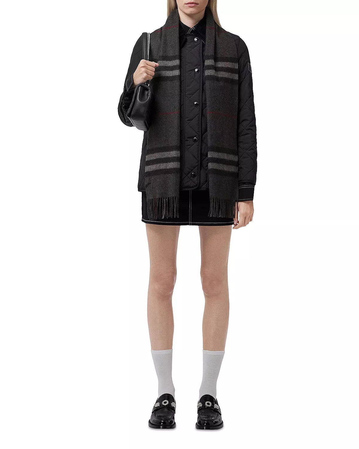 Classic Check Cashmere Scarf - 4