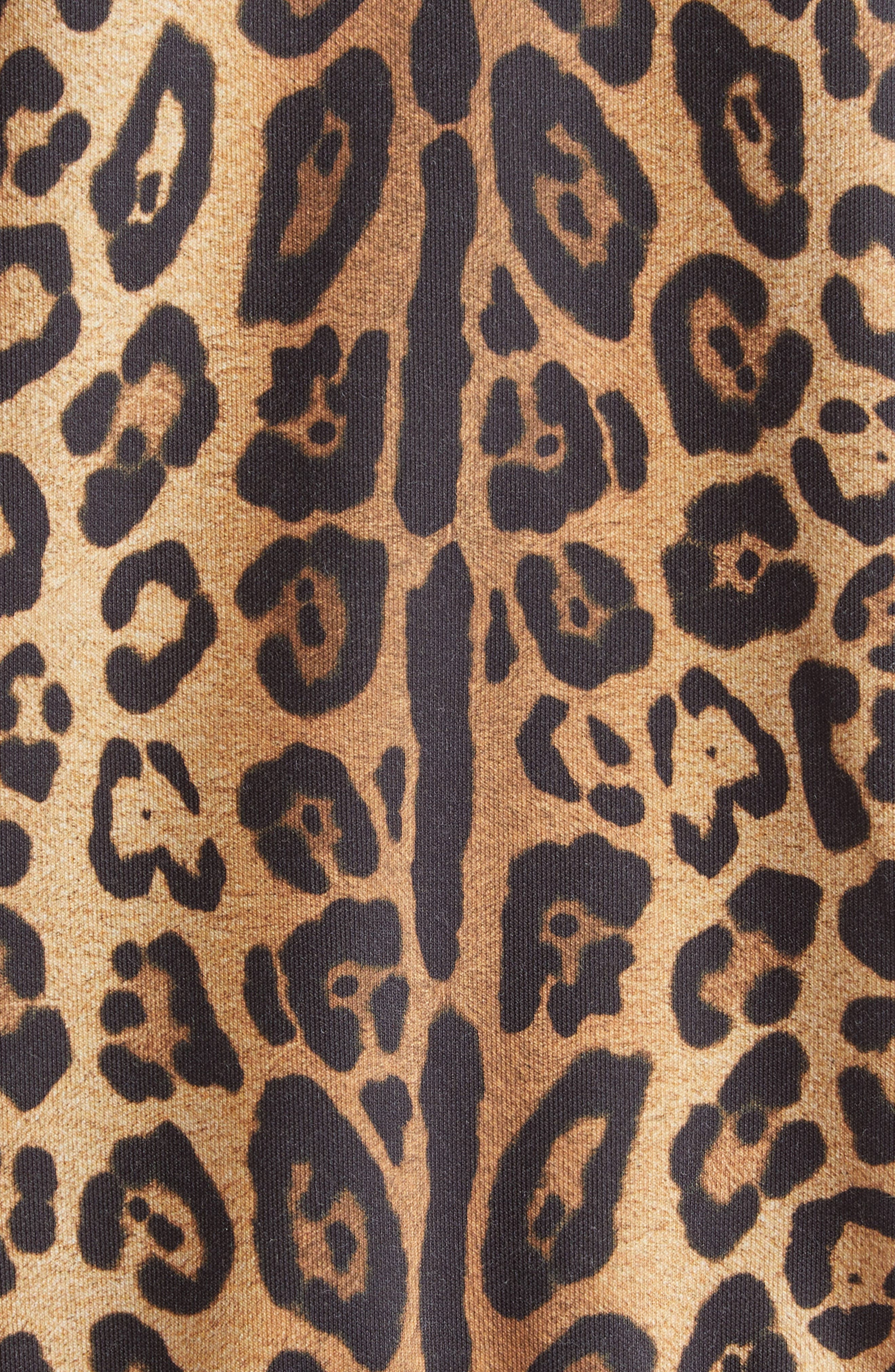 Dolce&Gabbana Leopard Print Logo Bra Top at Nordstrom - 6