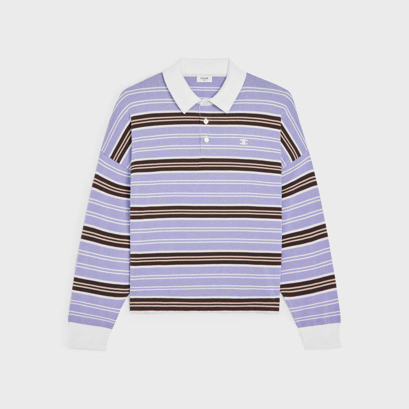 polo sweater IN striped cotton 1
