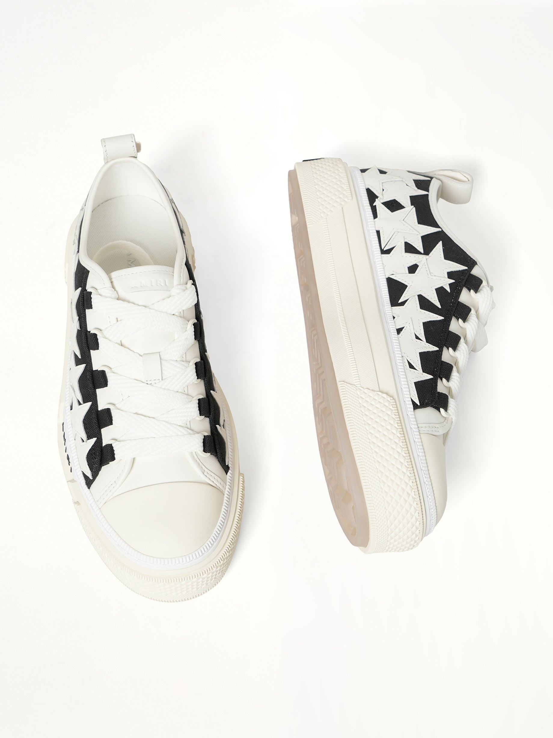 Stars Court Low Sneaker in Black - 4