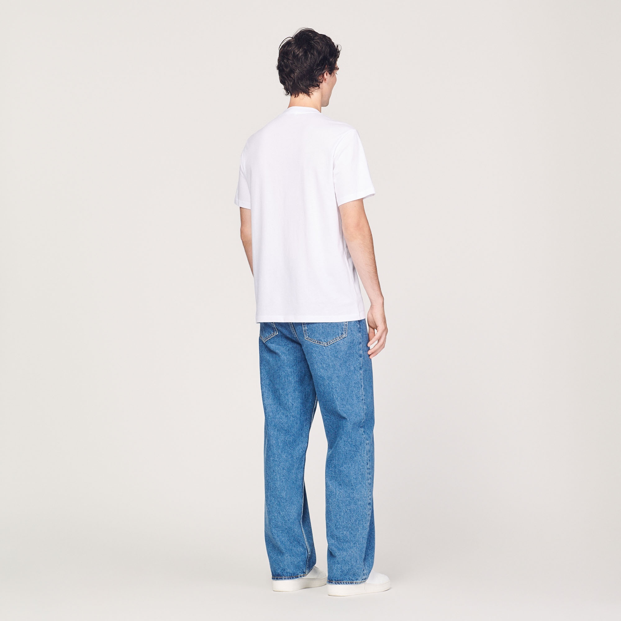 Organic cotton T-shirt with embroidery - 6