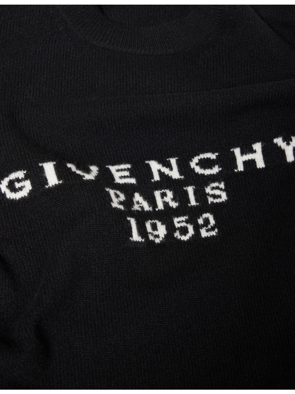 Brand-Intarsia Round-Neck Wool And Cashmere Sweater - 6