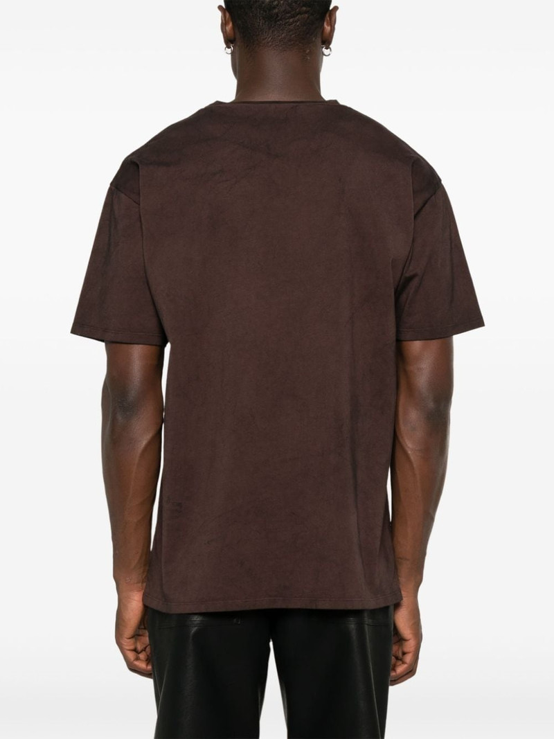 marbled-effect T-shirt 4