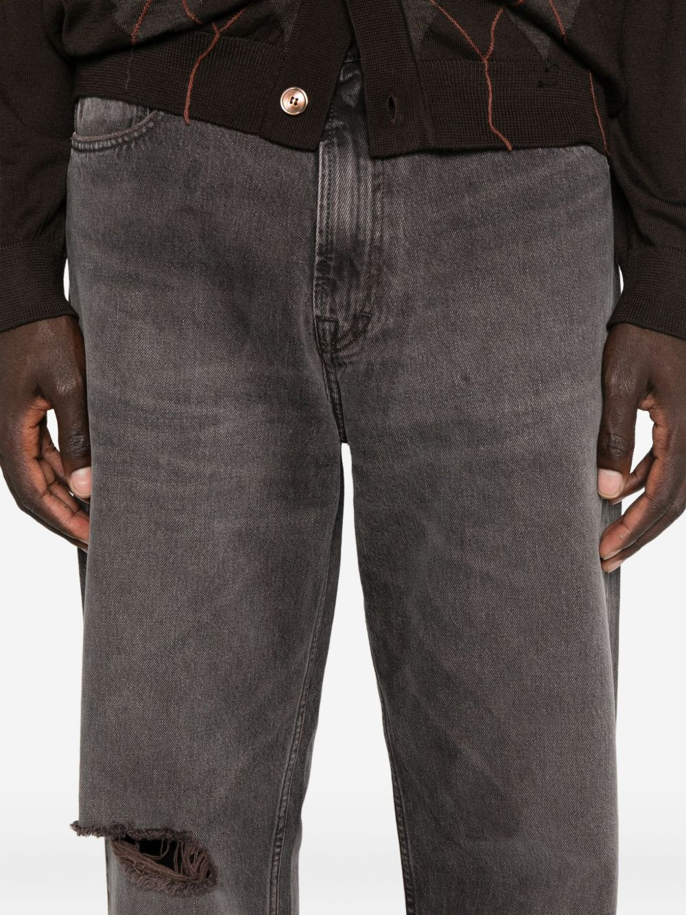 Third Cut ripped-detail jeans - 5