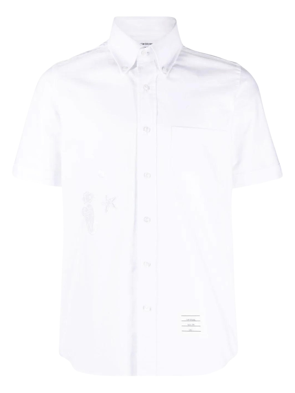 Straight Fit Button Down Shirts - 1