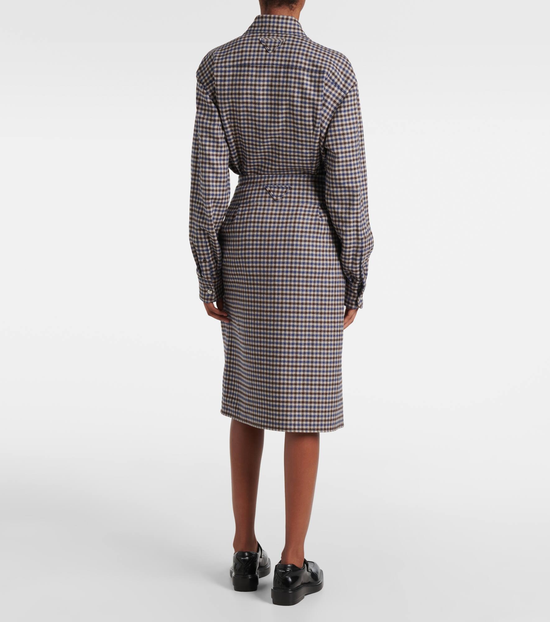 Wool pencil skirt - 3
