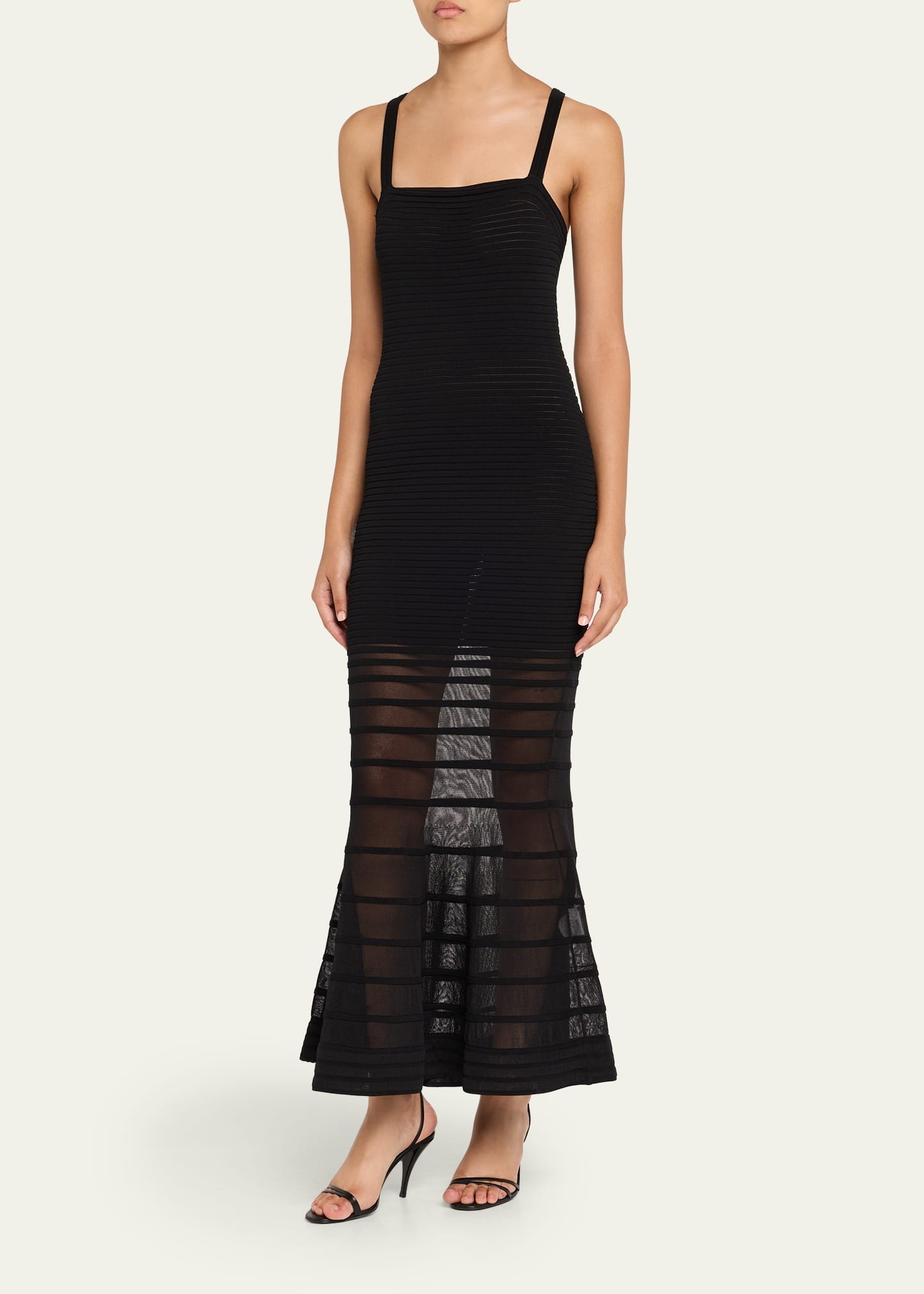 Vallarie Stripe Illusion Midi Dress - 4