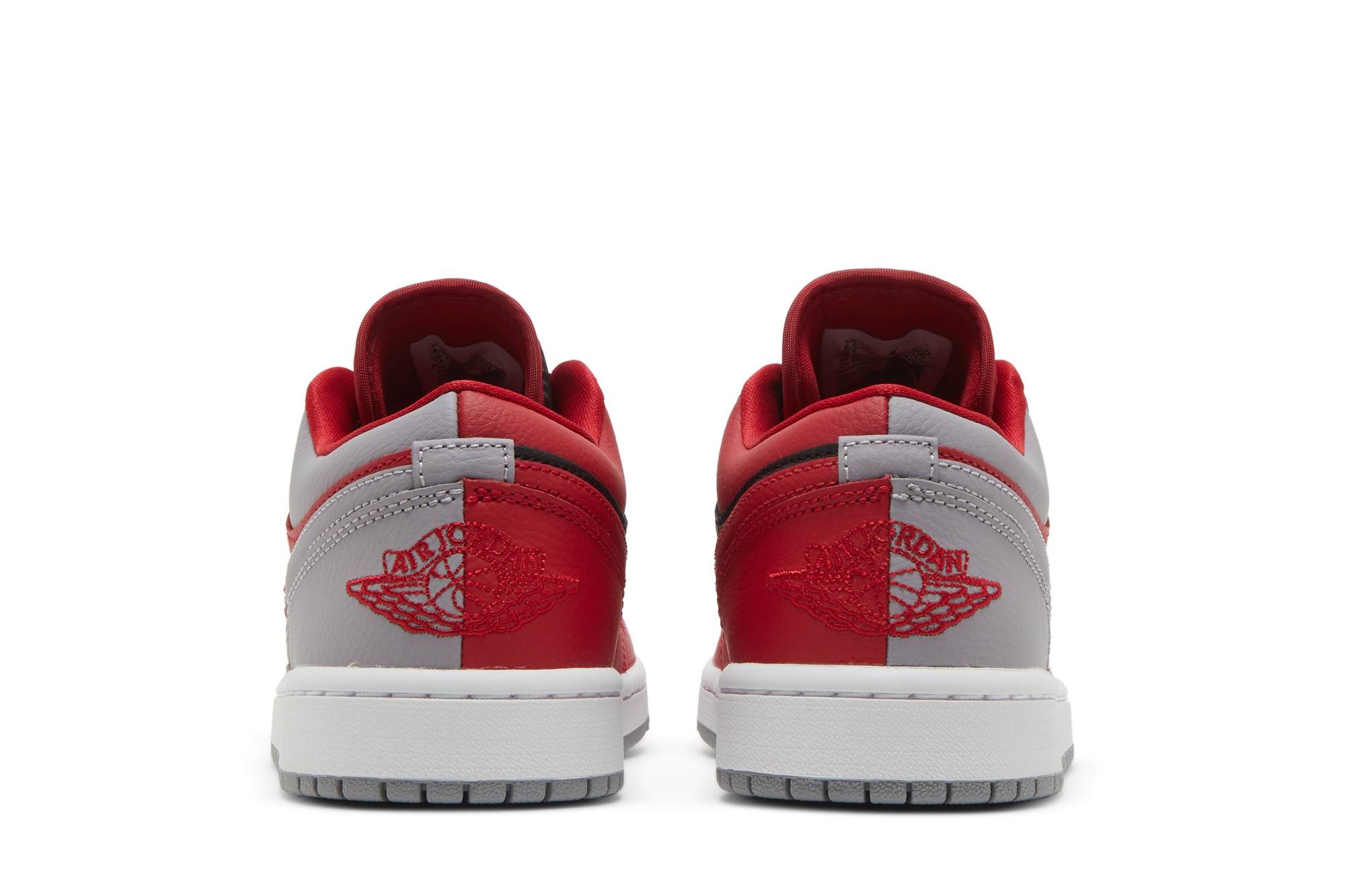 Wmns Air Jordan 1 Low SE 'Split - Gym Red Cement Grey' - 6