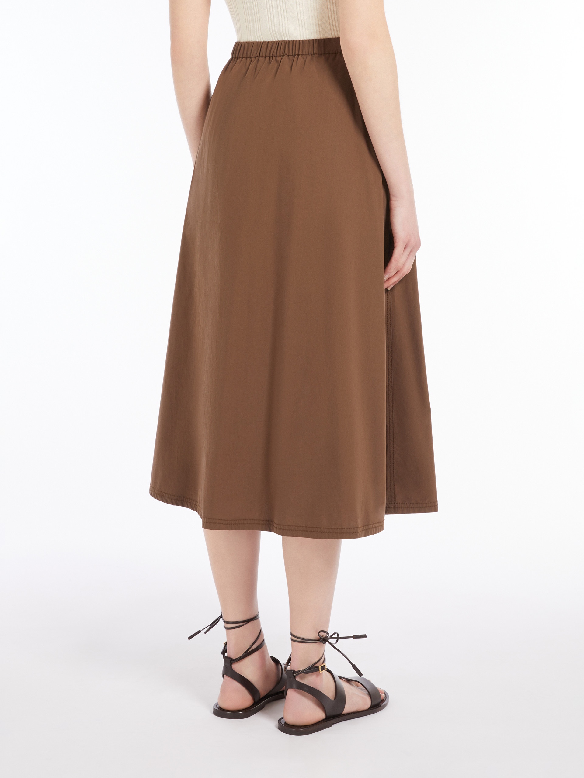 FOLK Cotton-poplin skirt - 4