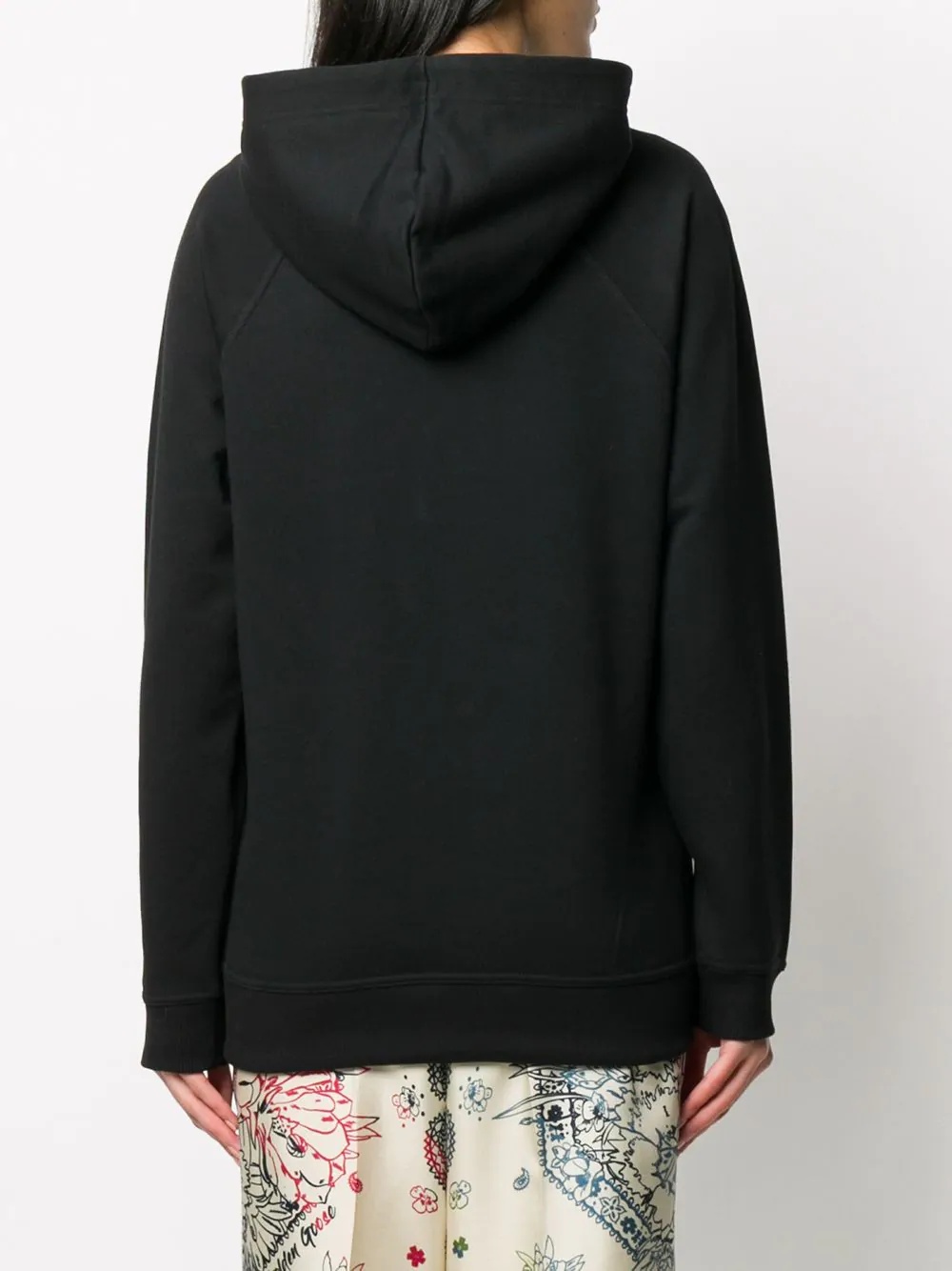 logo print casual hoodie - 4