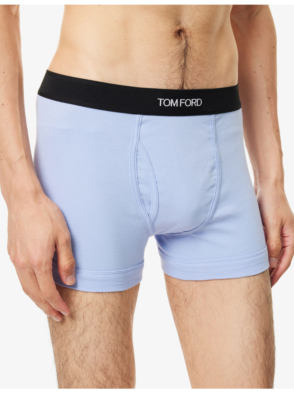 Branded-Waistband Cotton-Stretch Boxer Briefs - 4