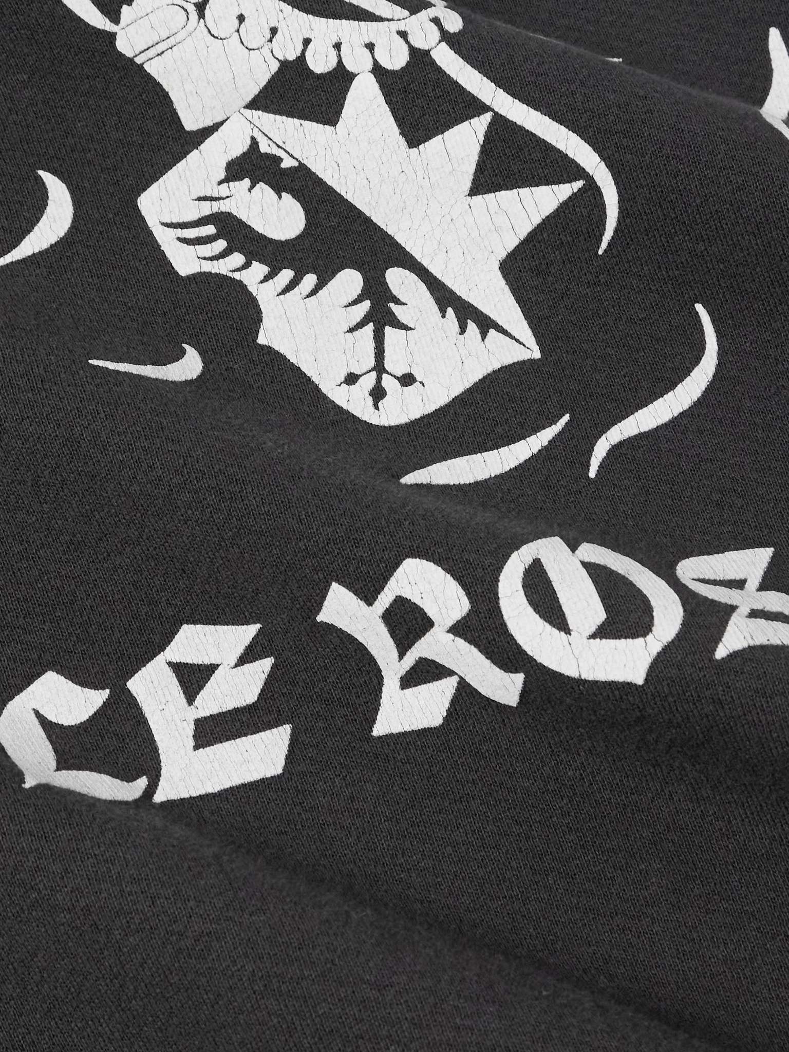 Le Rosey Logo-Print Distressed Cotton-Jersey Sweatshirt - 4