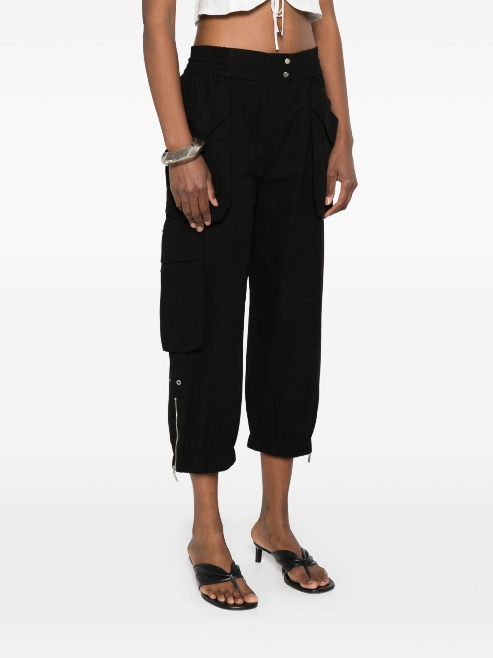 cotton cargo trousers - 3