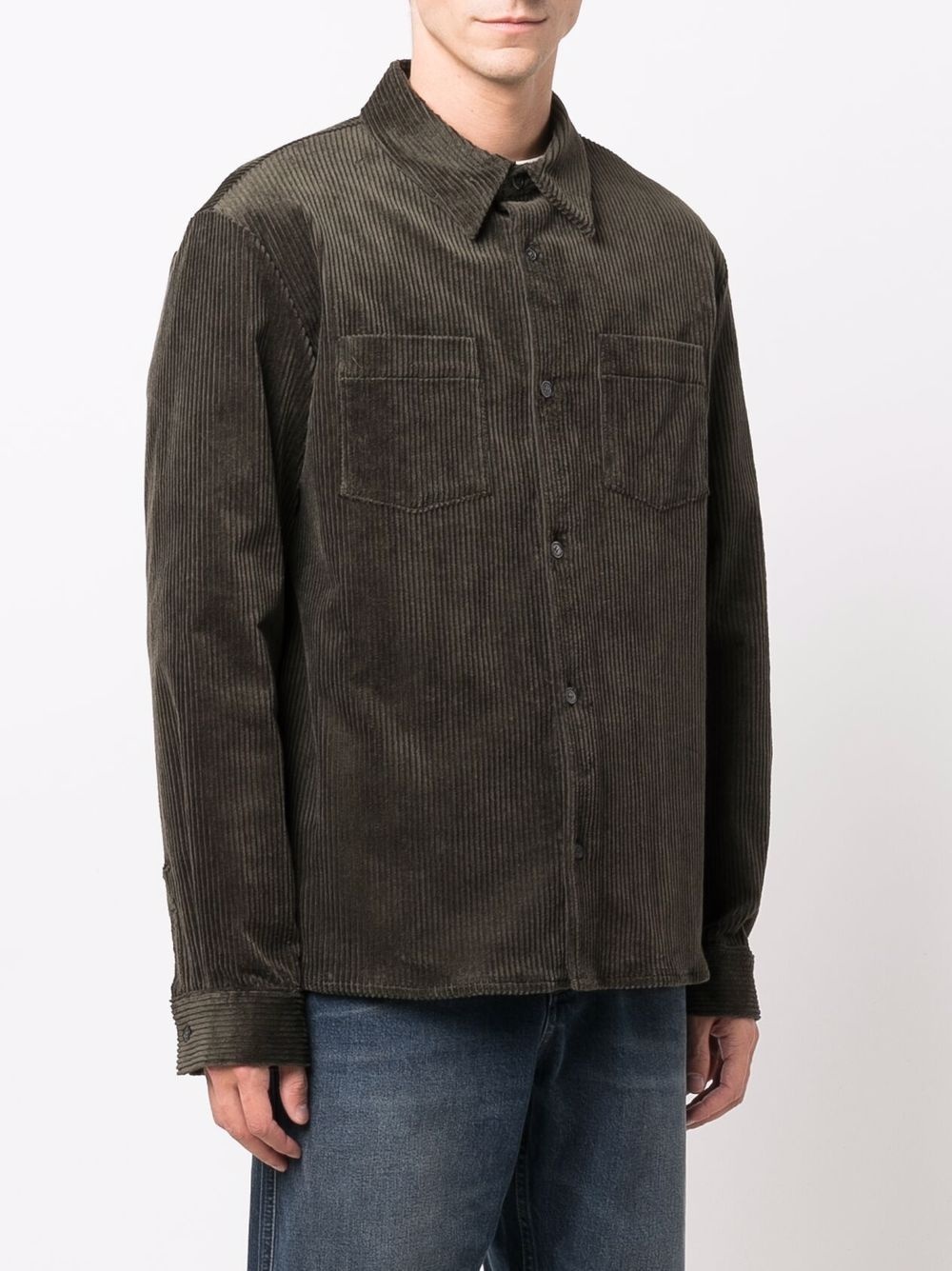 two-pocket corduroy shirt - 3