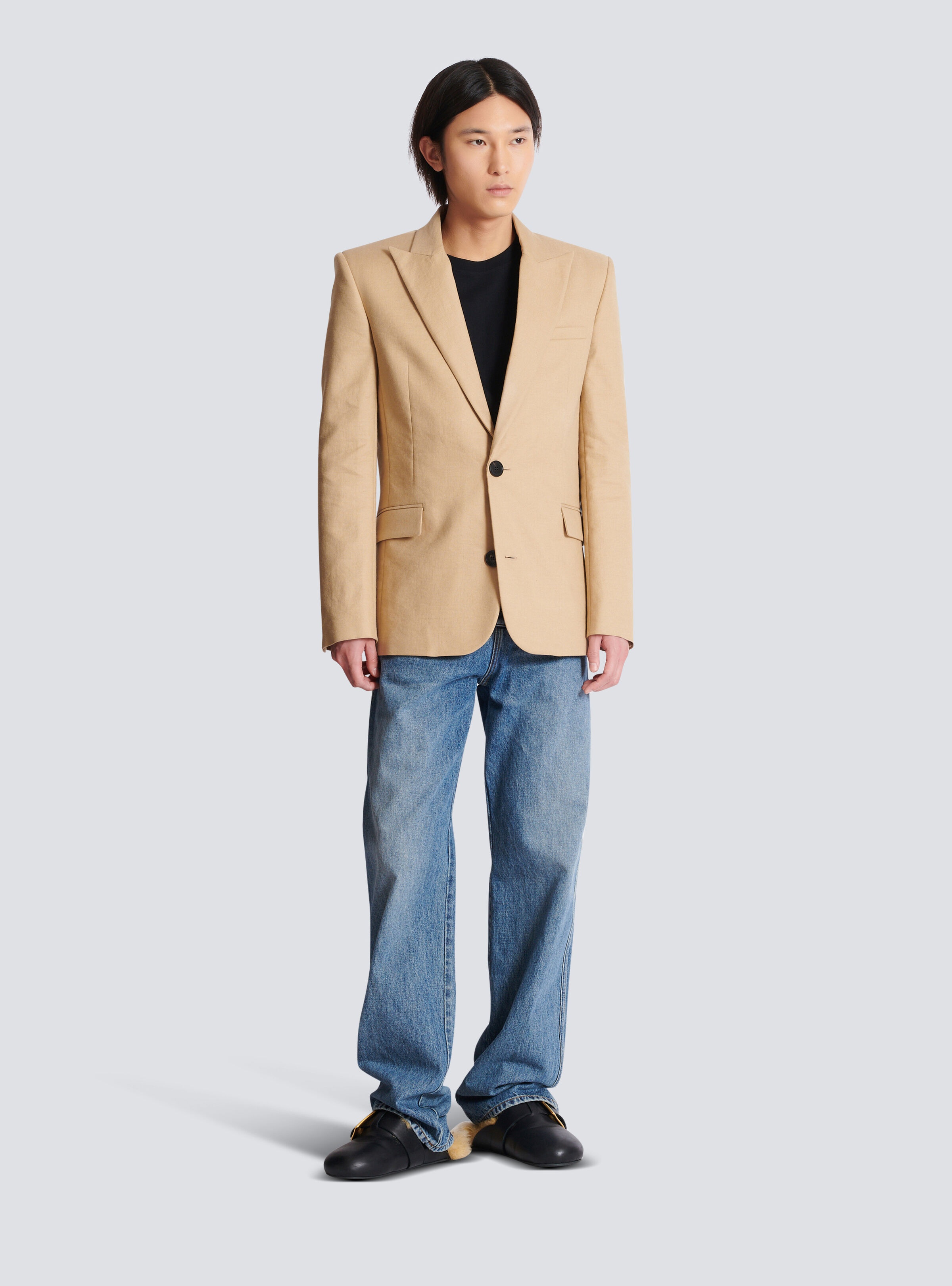 Canvas 2-button jacket - 2