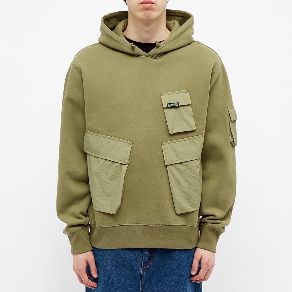 Stussy Cargo Fleece Hoody - 4