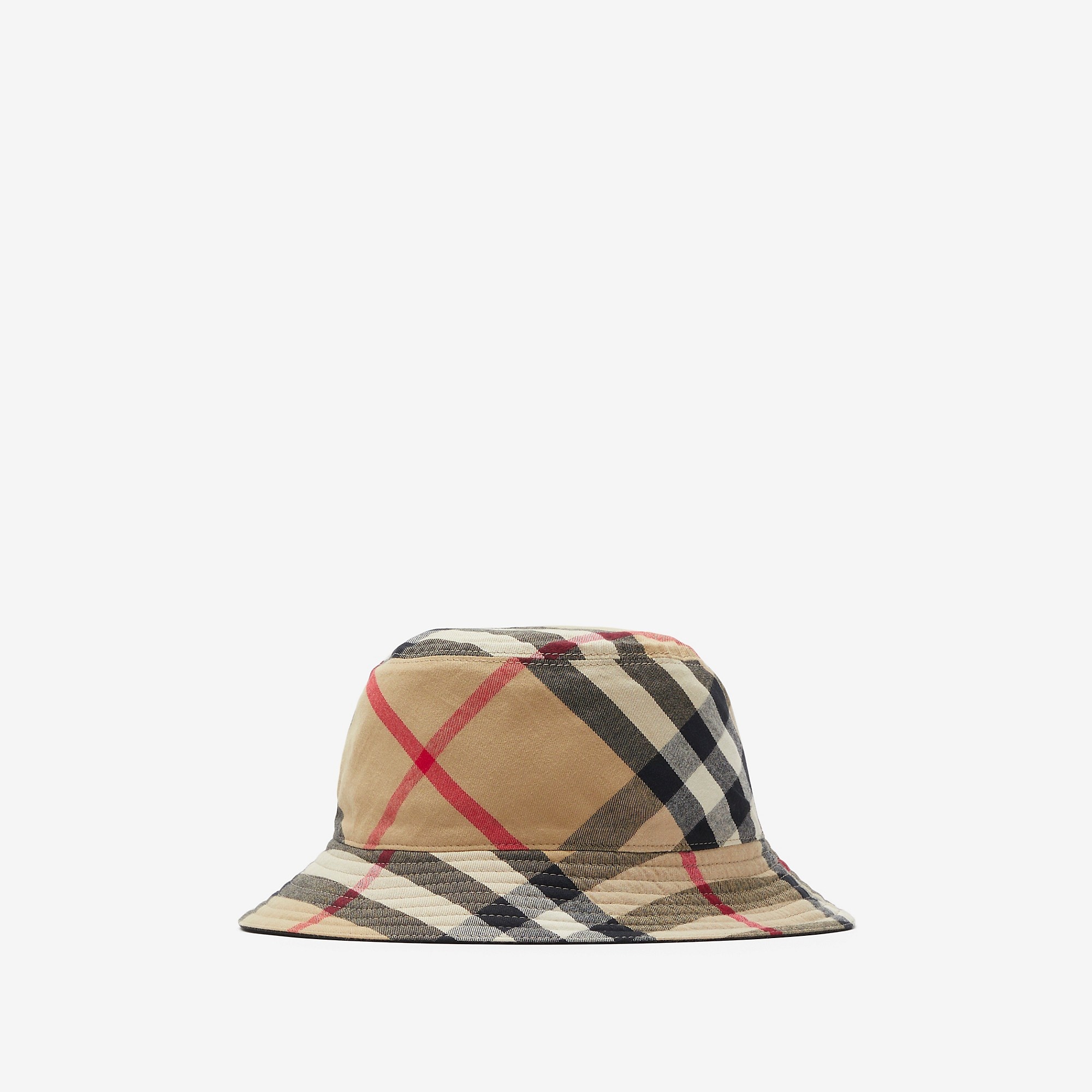 Reversible Cotton Blend Bucket Hat - 5