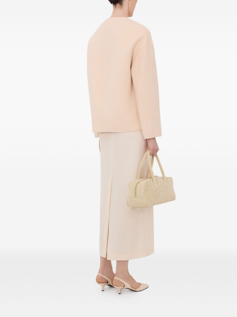 MAARA asymmetric collarless jacket 4