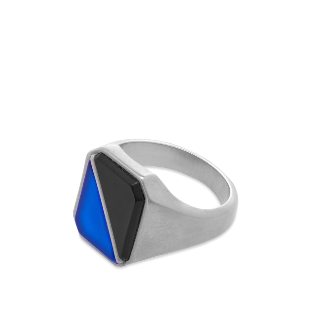 Maison Margiela Diagonal Split Signet Ring - 2