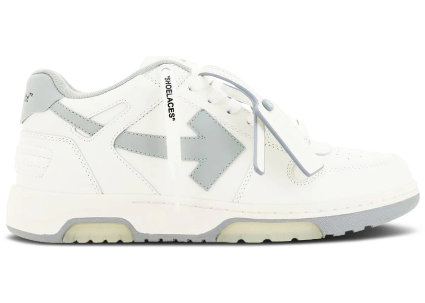 OFF-WHITE Out Of Office OOO Low Tops White Grey (2023) - 1