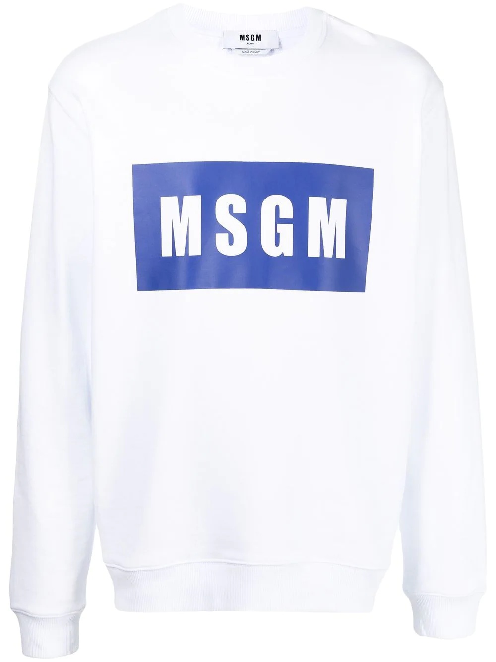 logo print sweatshirt - 1