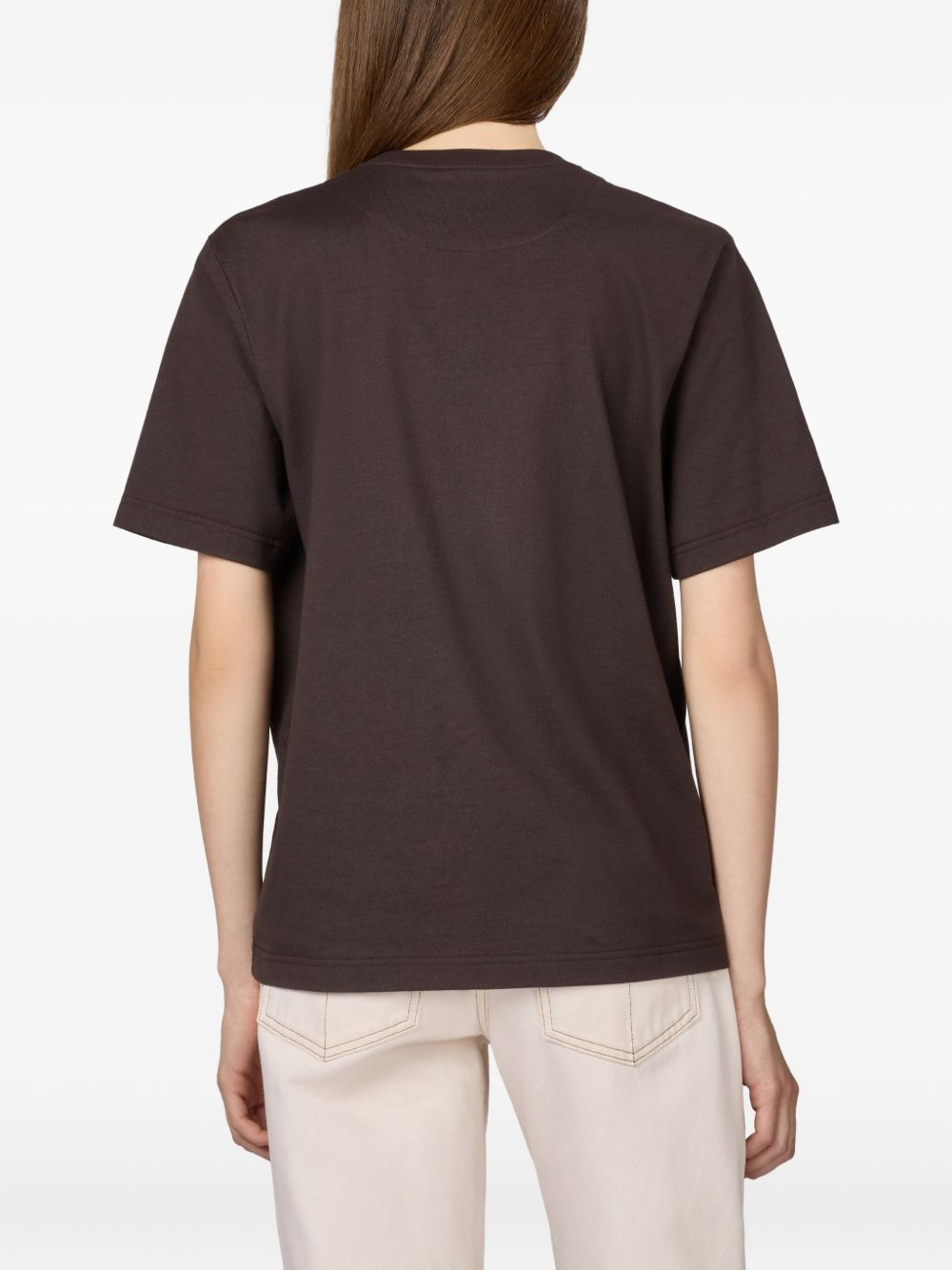logo-embroidered T-shirt - 4