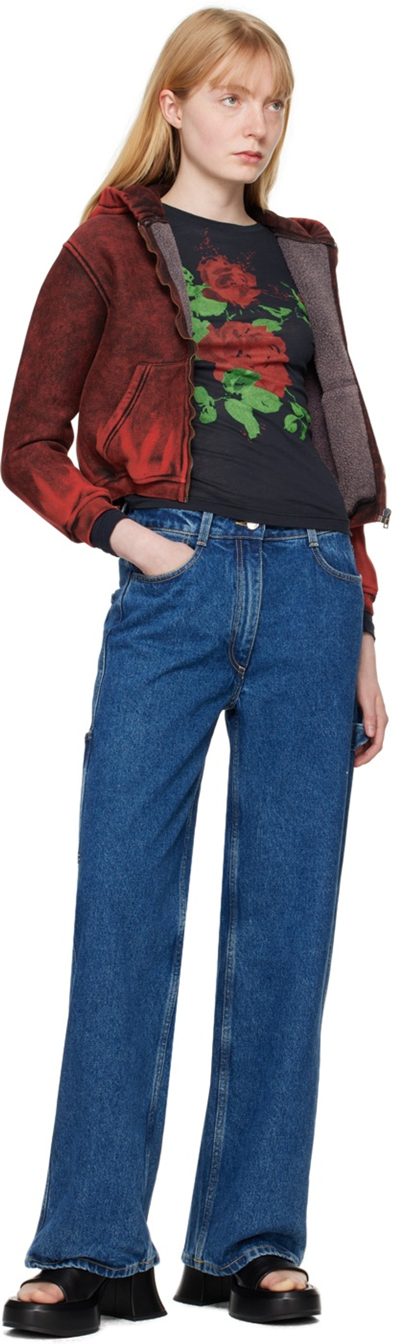 Black Jimena Heeled Sandals 5