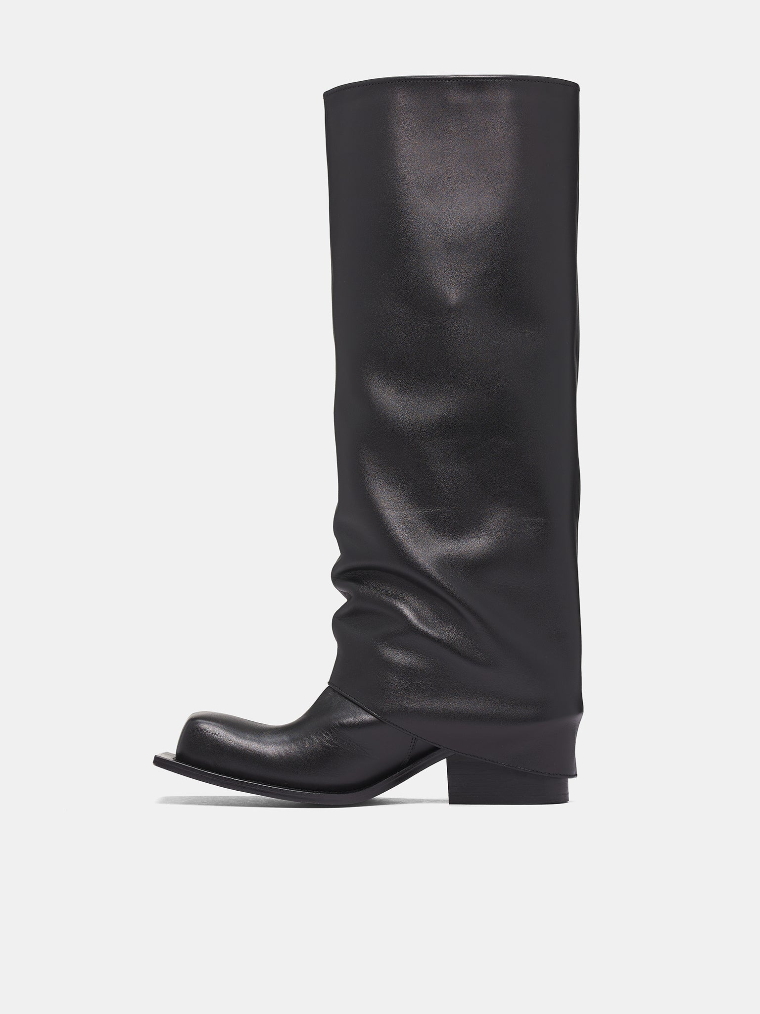 Havva Chunky Heel Leather Boots - 3