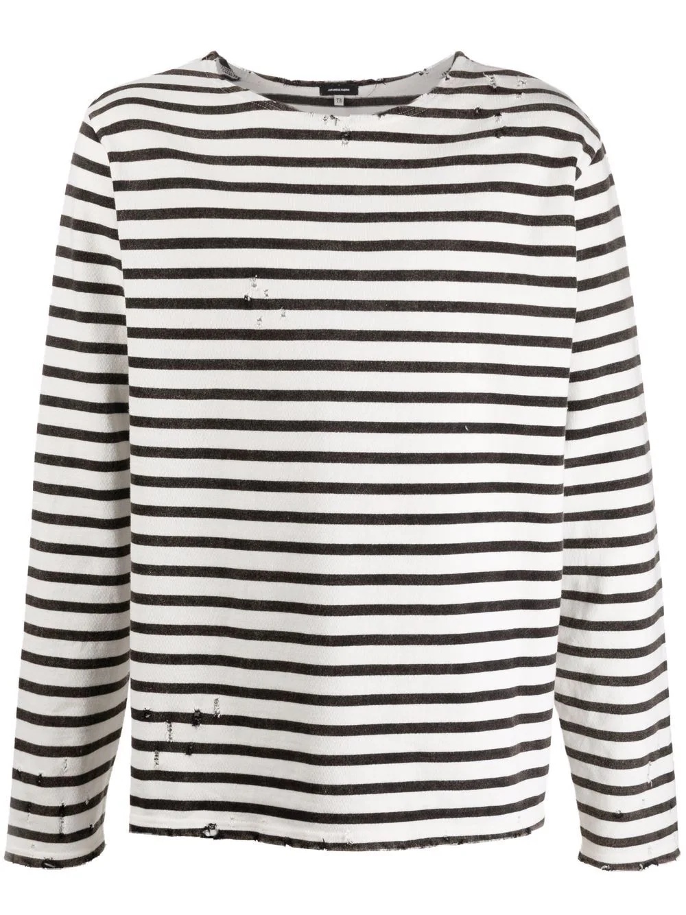 striped long-sleeve top - 1