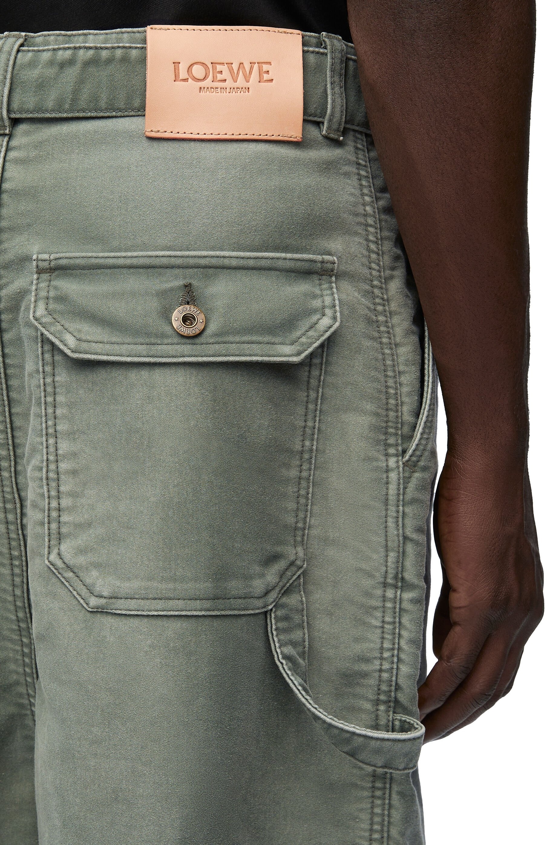 Low crotch trousers in denim - 5