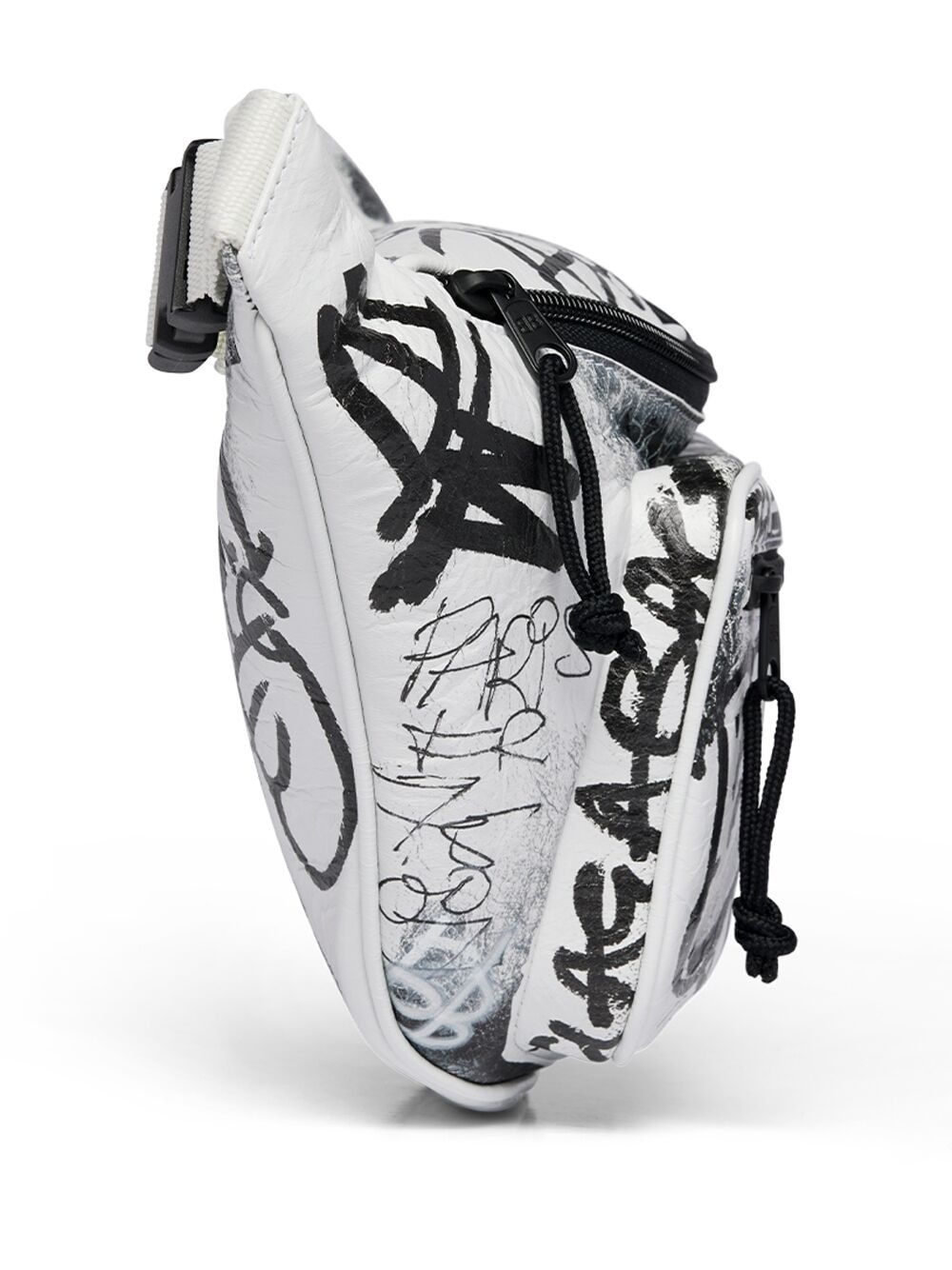 graffiti-print belt bag - 4