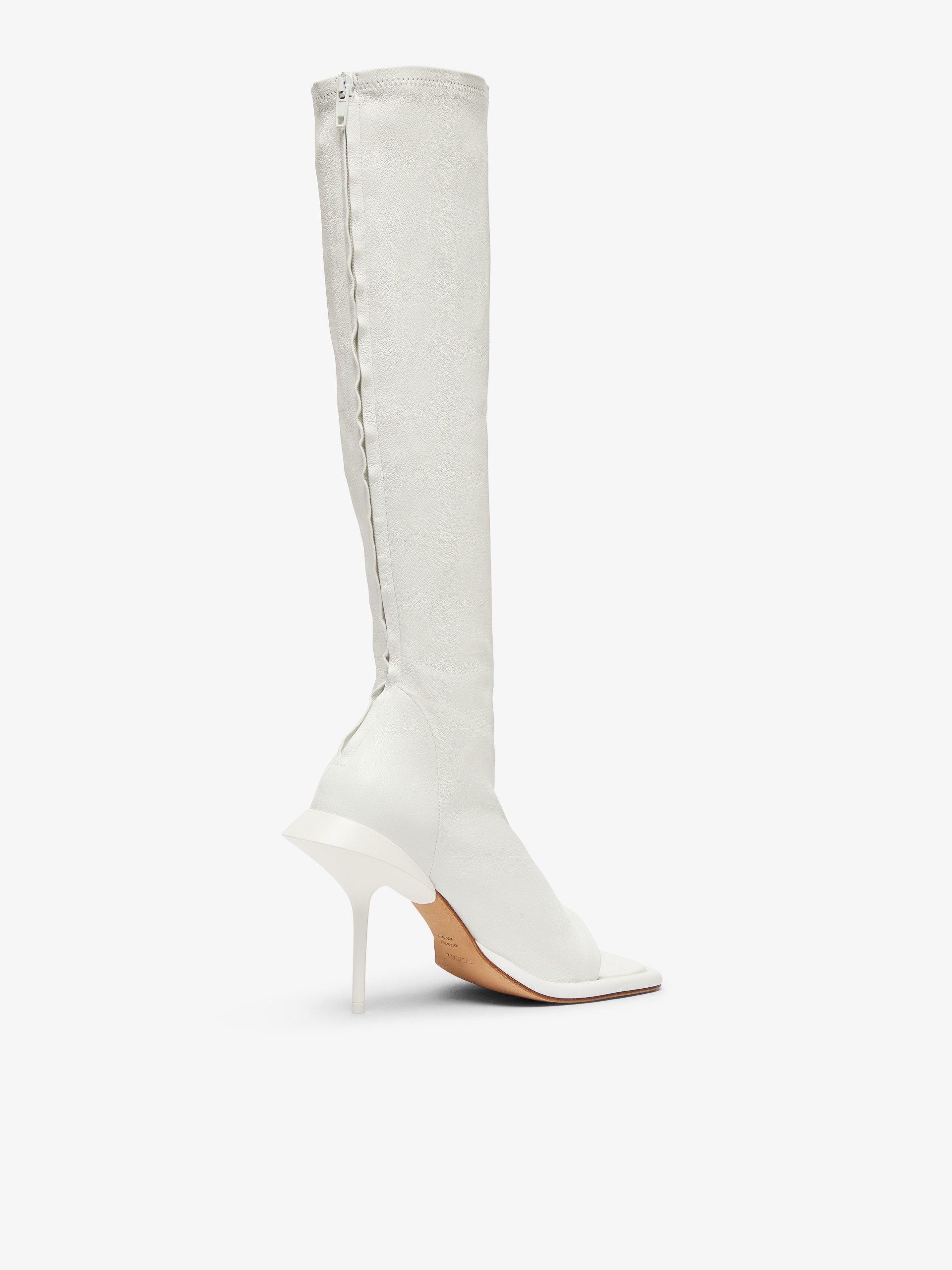 DREAM Stretch nappa-leather thong boots - 3