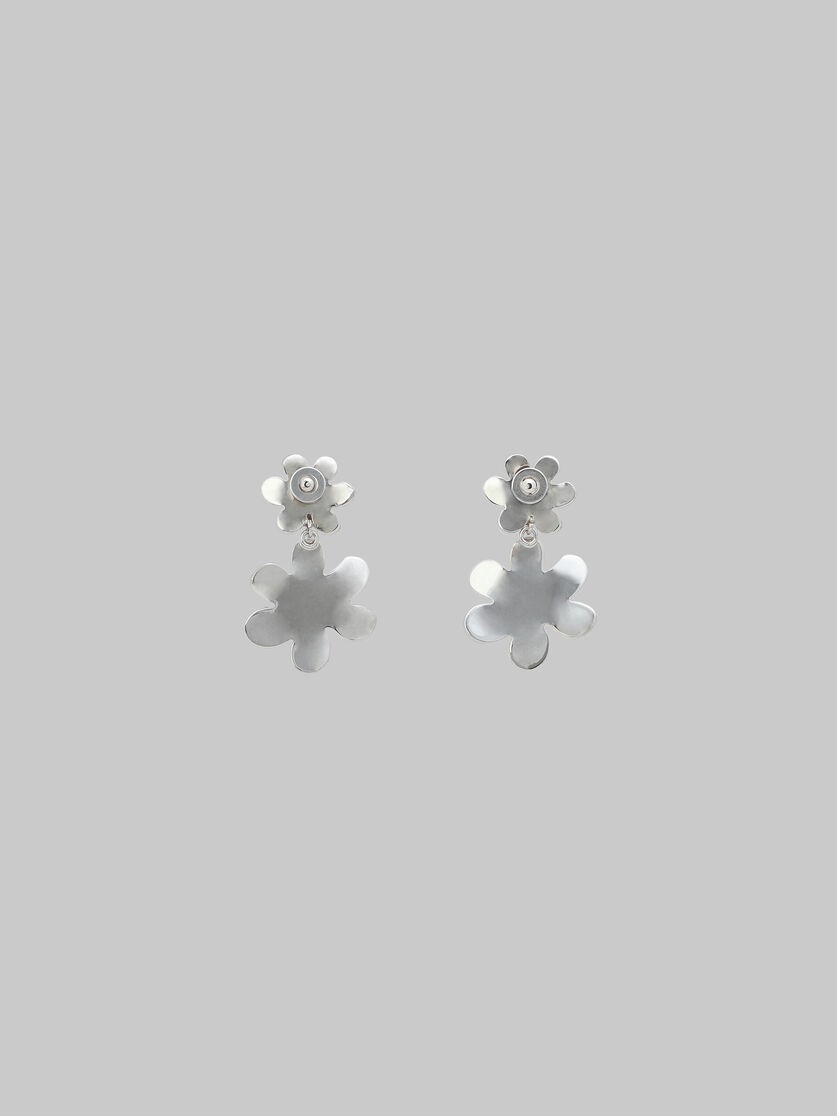DAISY DROP EARRINGS WITH PAVÉ RHINESTONES - 3