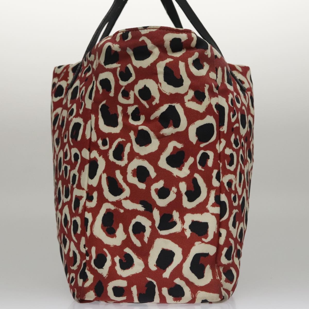 GUCCI Tote Bag Canvas White Red - 5