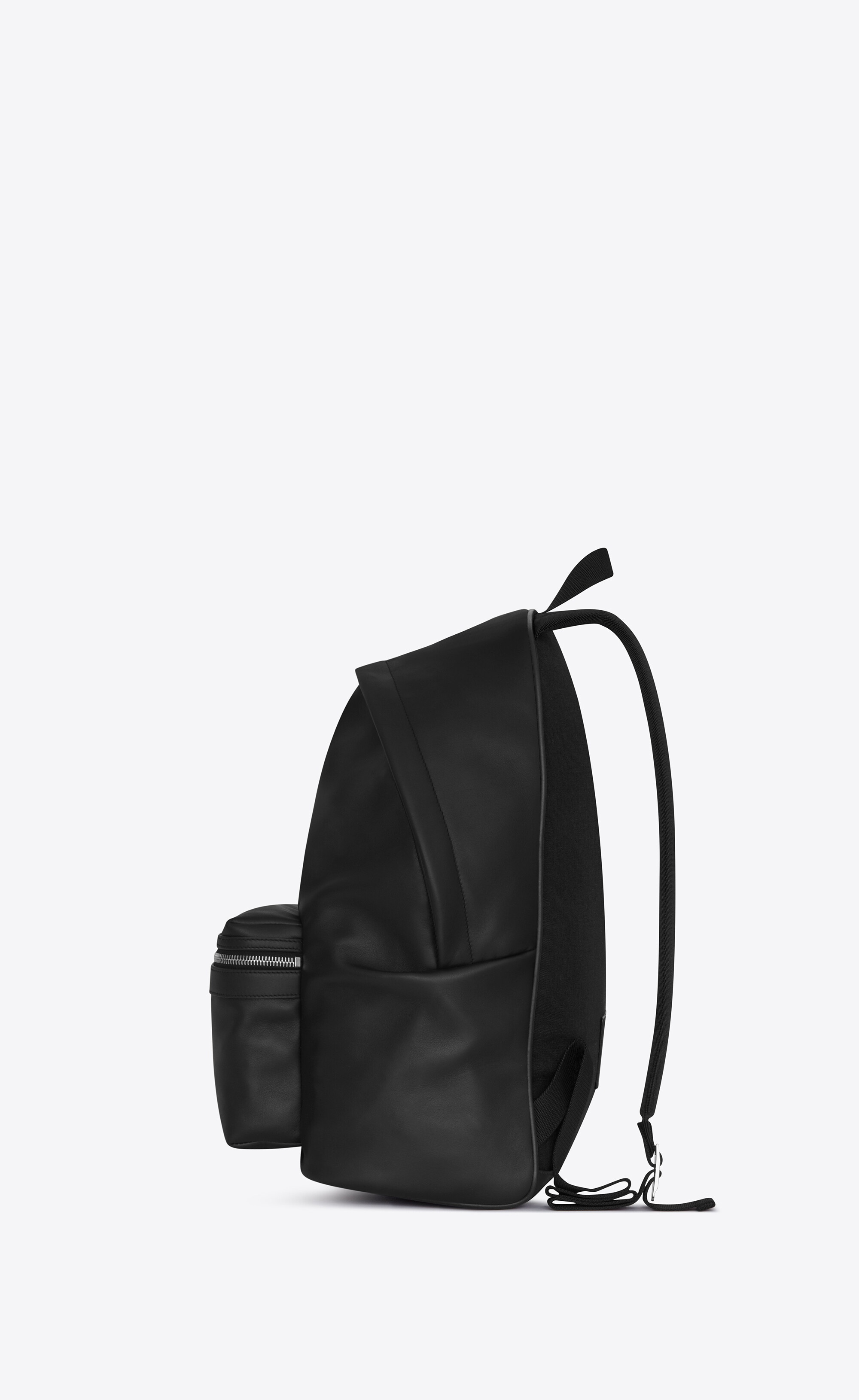 city backpack in matte leather - 3