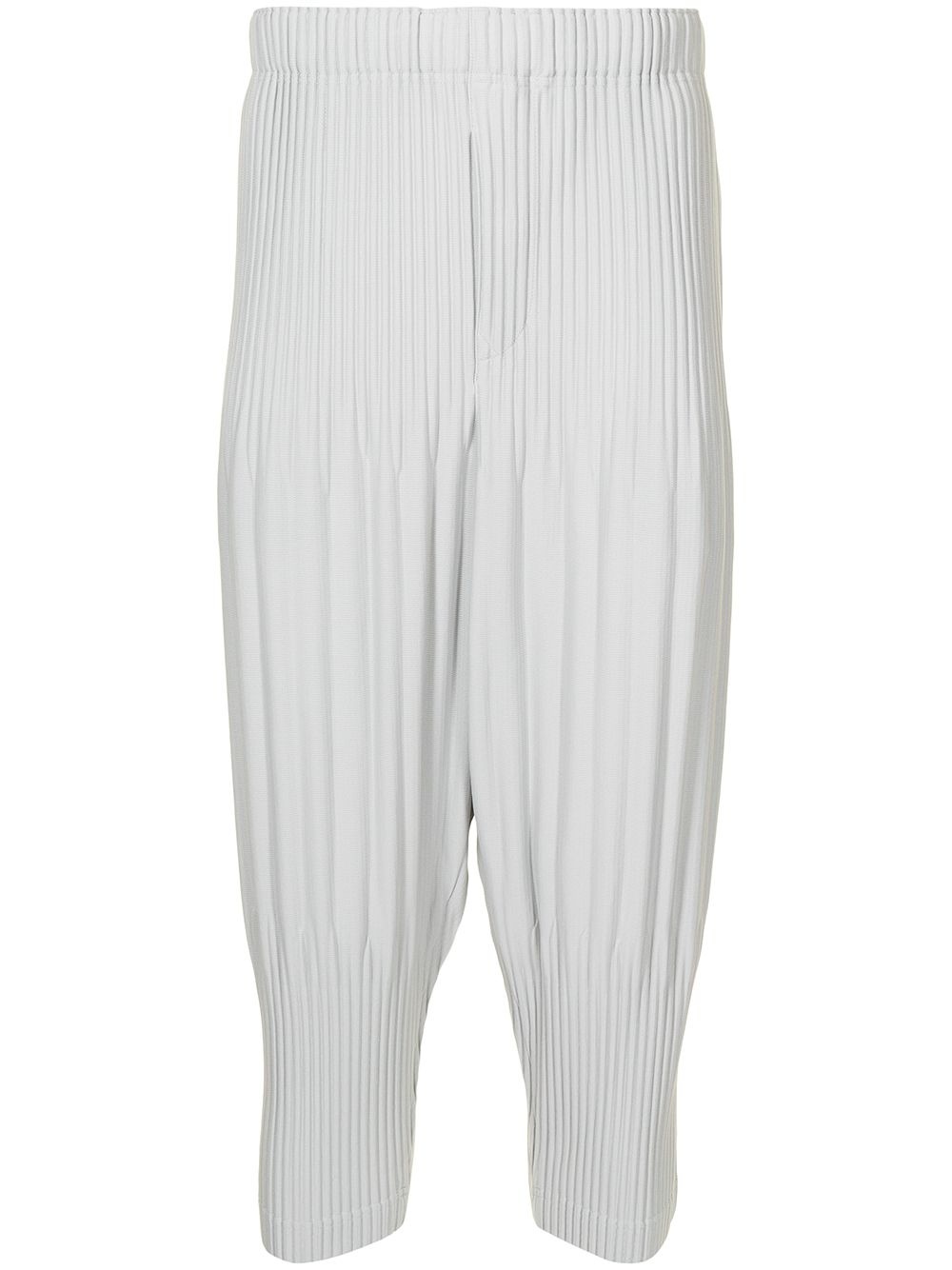 pleated tapered trousers - 1