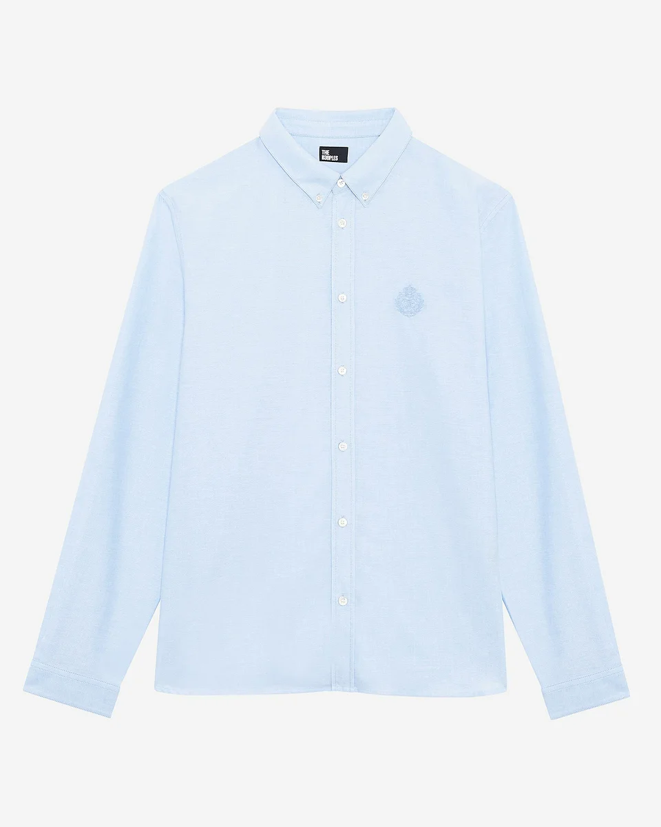 LIGHT BLUE FORMAL SHIRT WITH CLASSIC COLLAR - 1