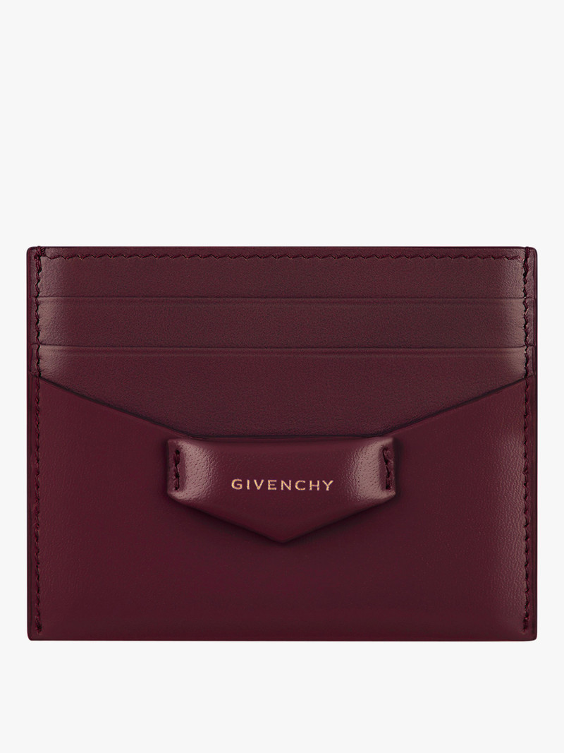 Givenchy ANTIGONA CARD HOLDER IN BOX LEATHER outlook