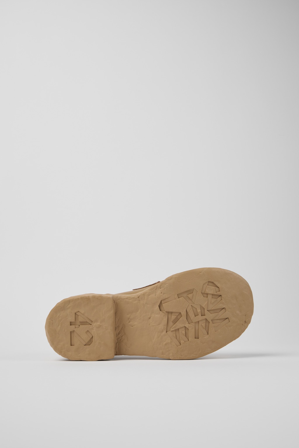 Beige Leather Loafers - 5