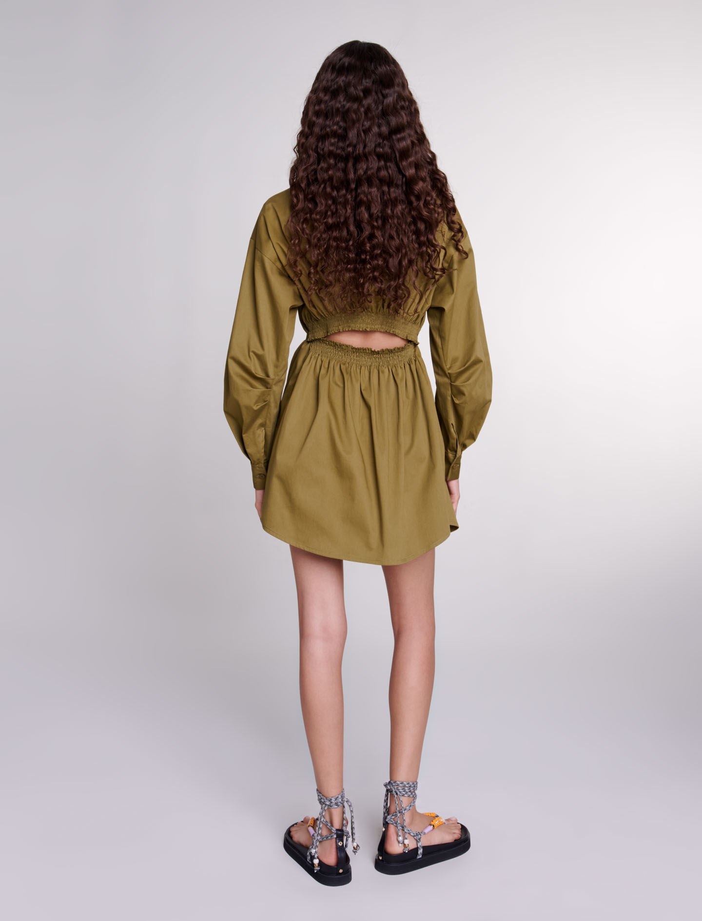 Cutaway wrap dress - 4
