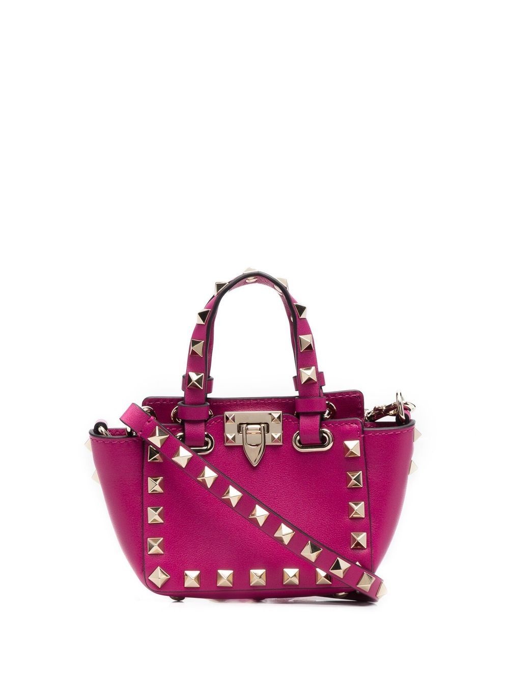 Rockstud leather mini bag - 1