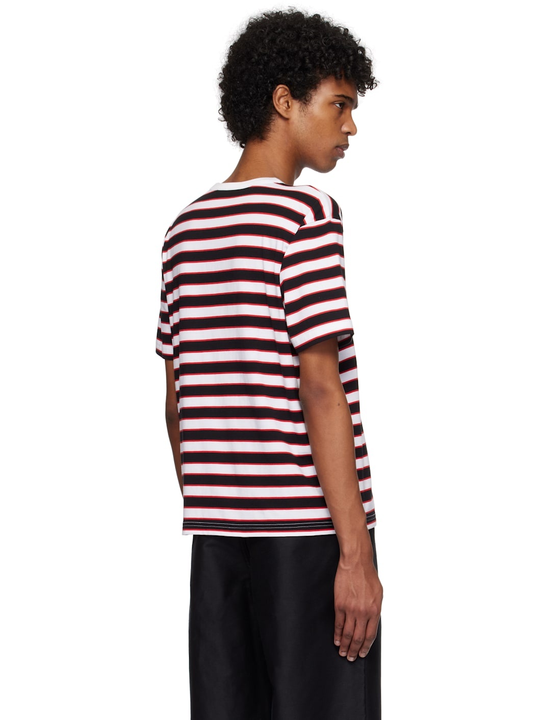 Black & White Striped T-shirt - 3