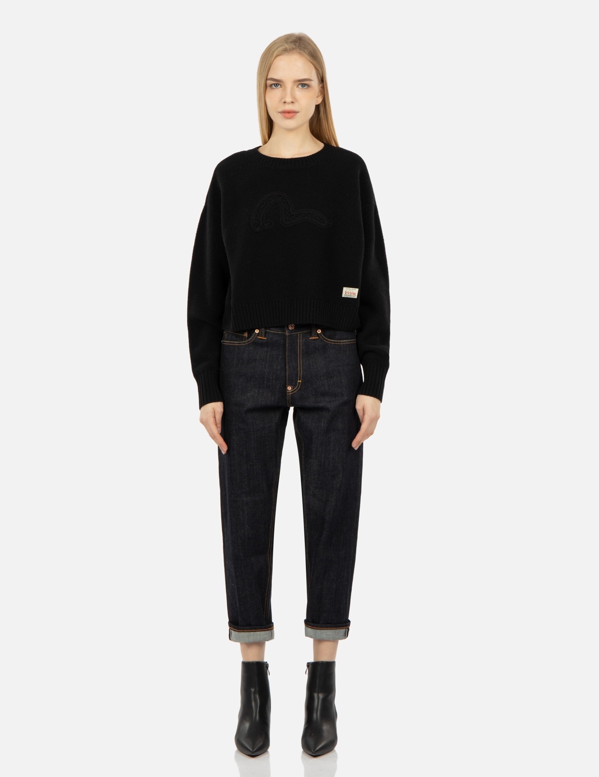 TEXTURE SEAGULL KNITTED SWEATER - 5