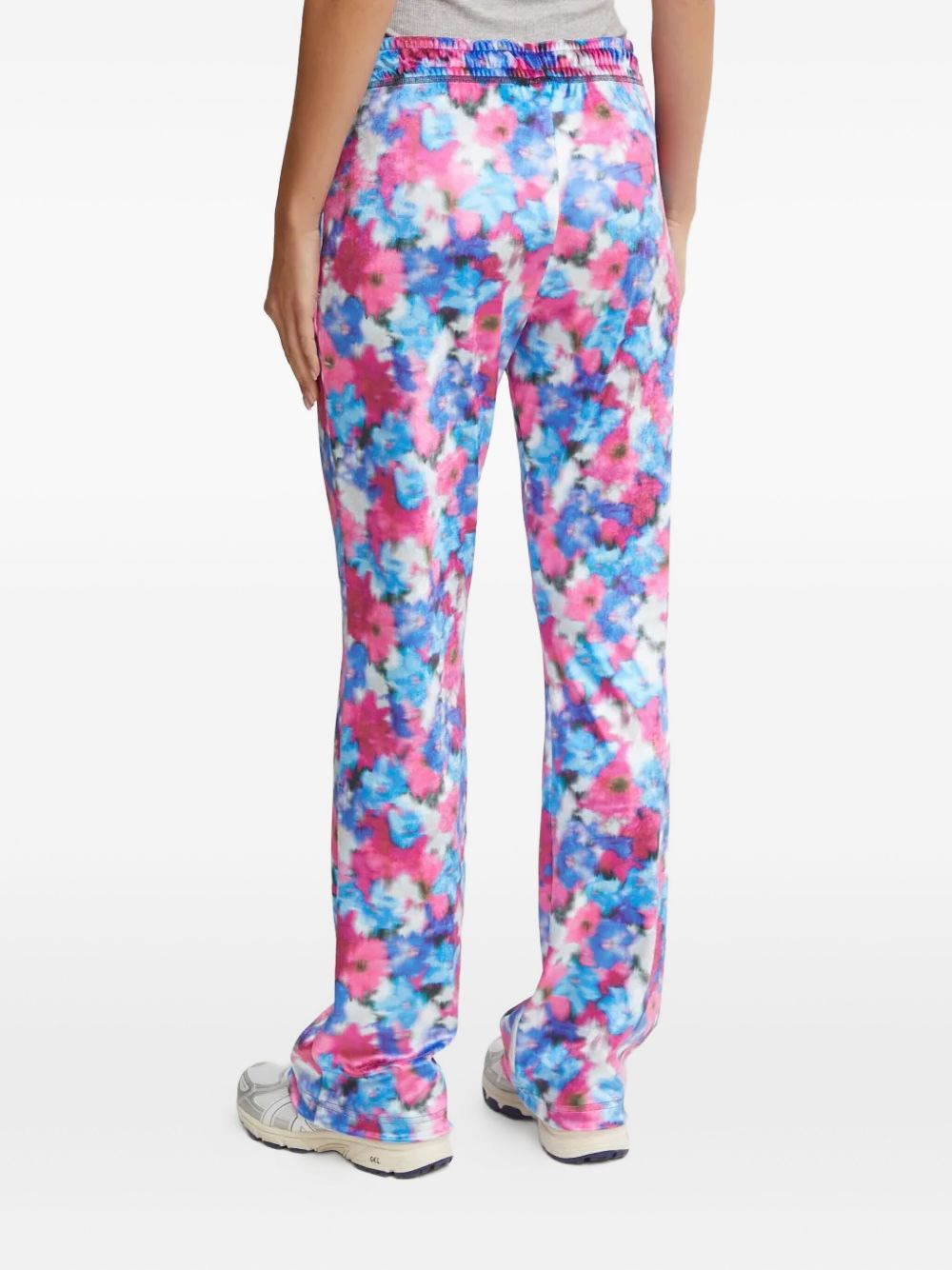 velour track pants - 3