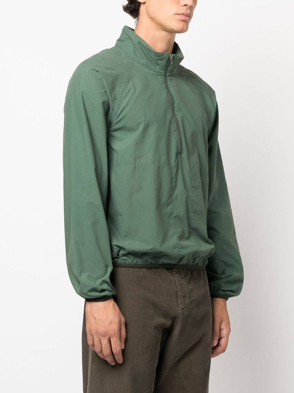stand-up collar windbreaker jacket - 3