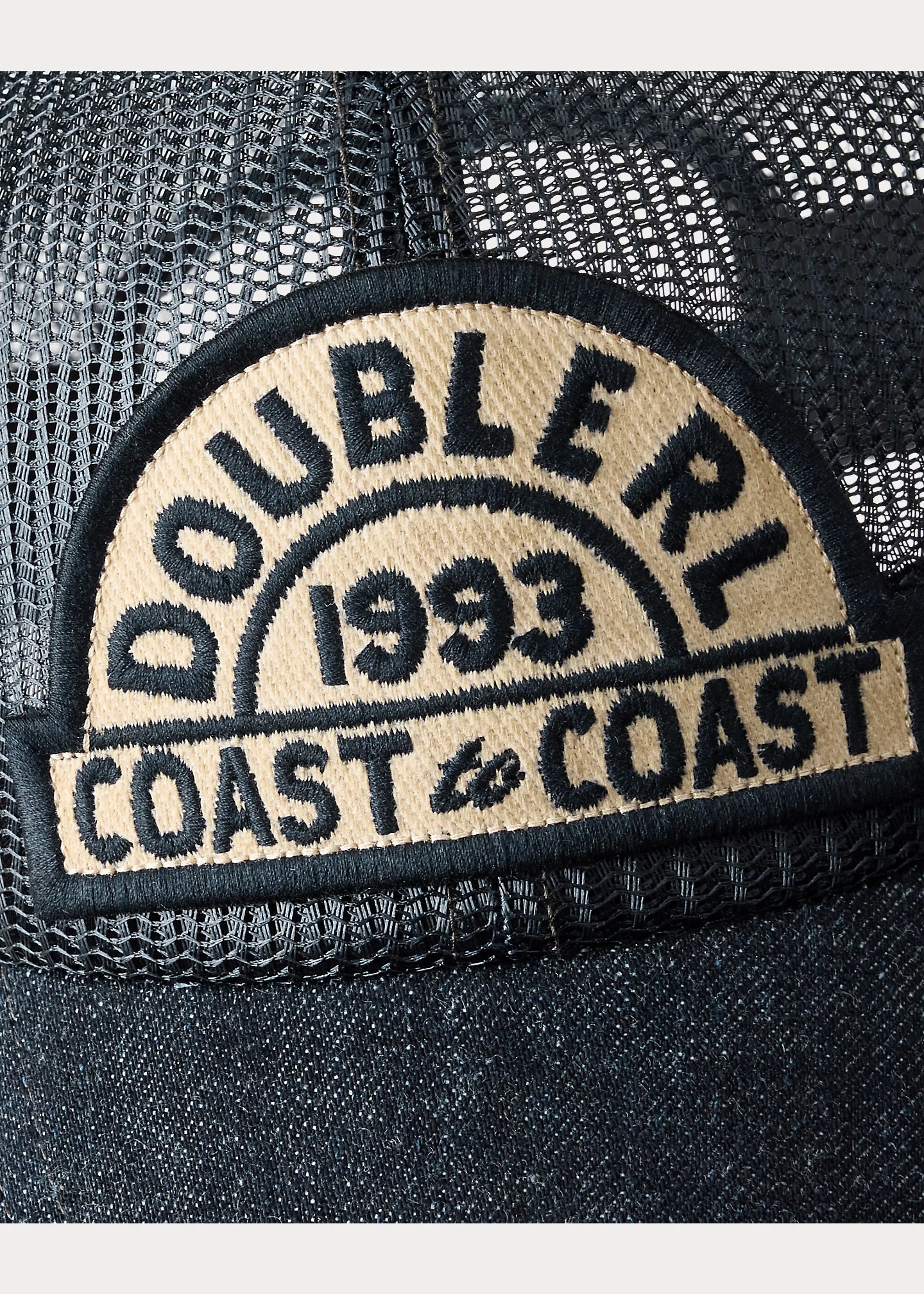 Denim-Bill Mesh Trucker Cap - 3