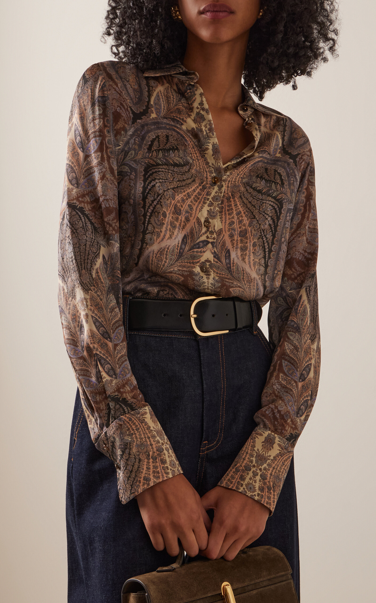 Hypnotic Satin Silk Shirt multi - 4