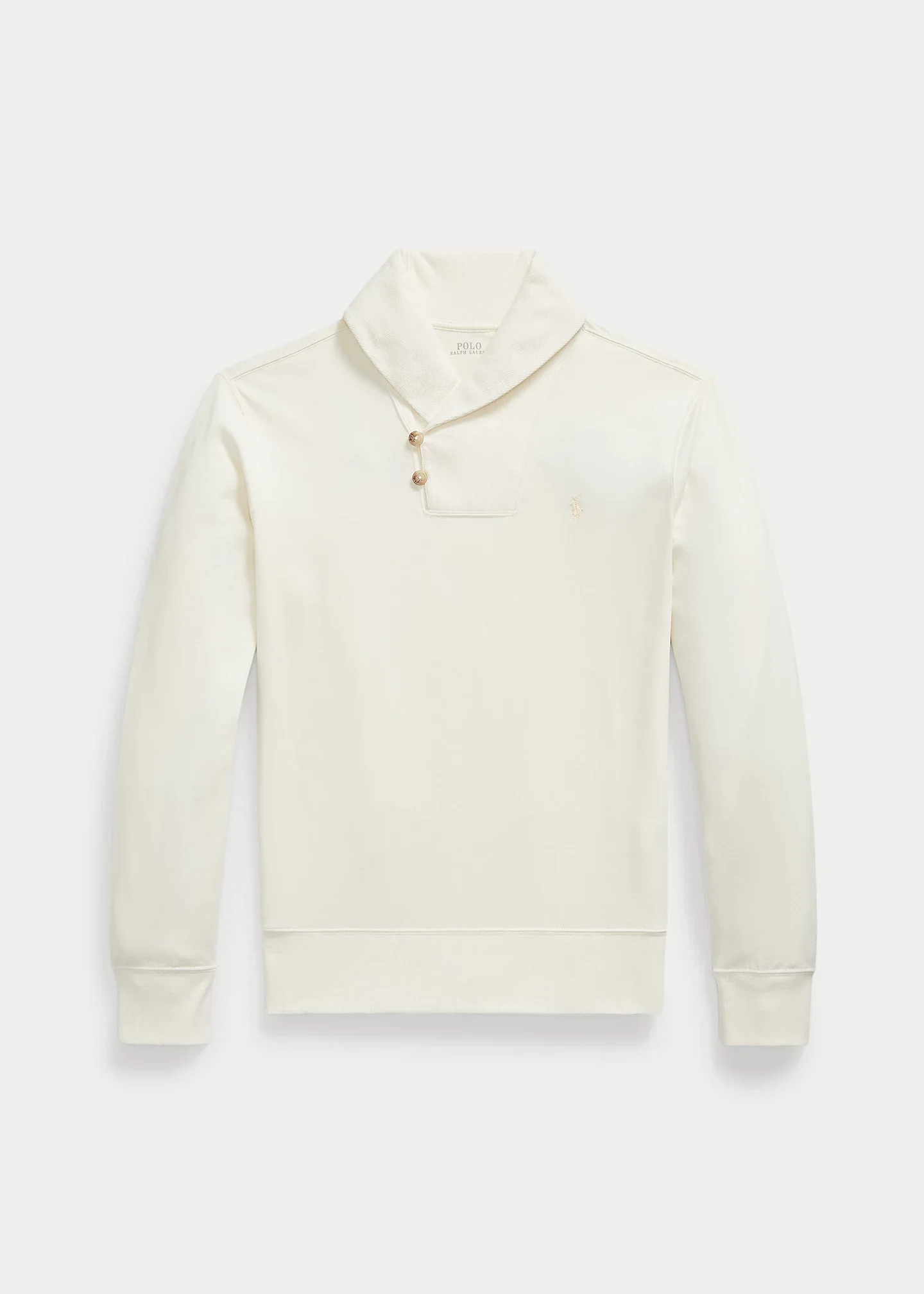 Luxury Jersey Shawl-Collar Pullover - 1
