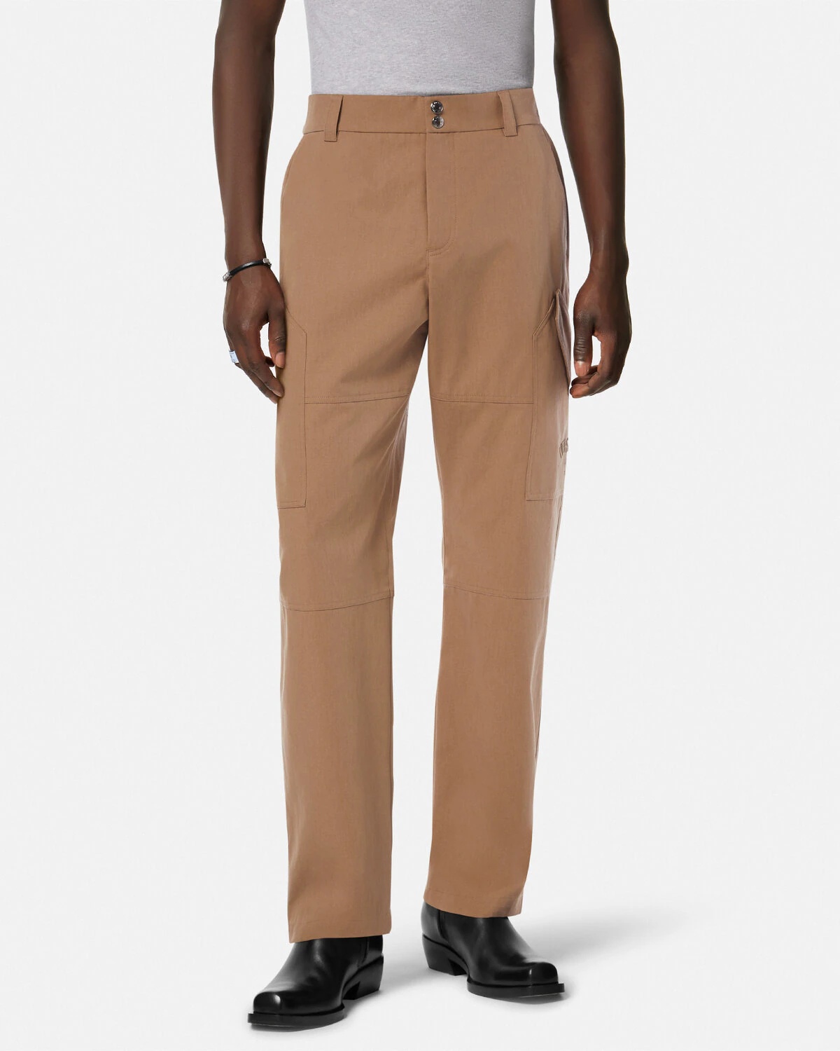 Versace Milano Stamp Cargo Pants - 4